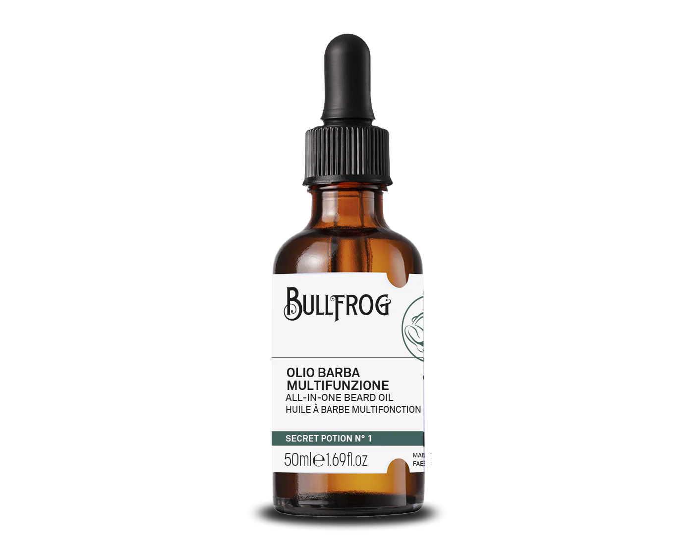 Bullfrog Secret Potion No.1 All-In-One Beard Oil - Multipurpose Conditioning & Shaving Oil 50ml