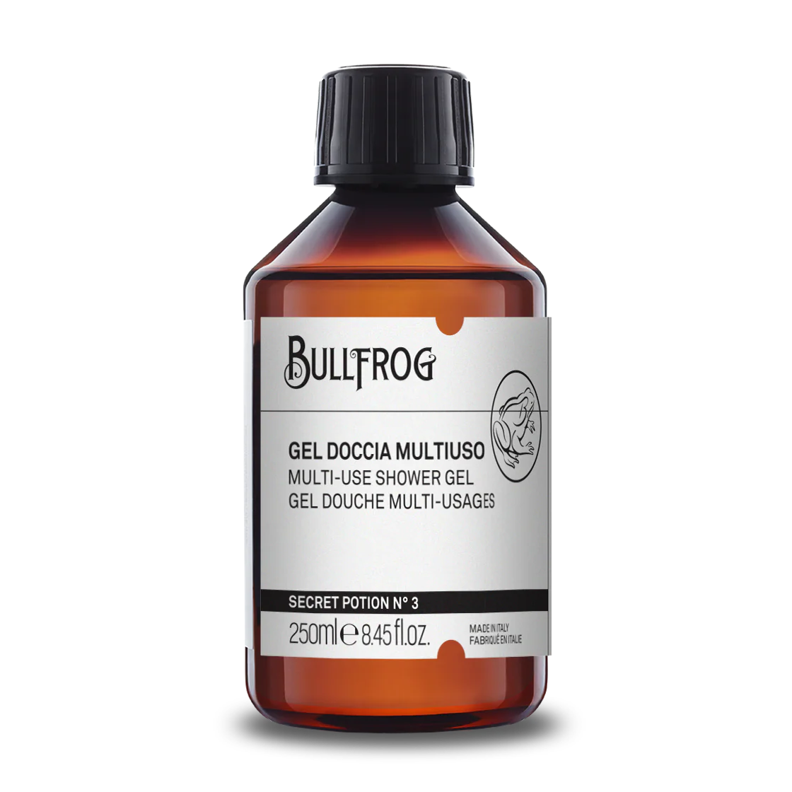 Bullfrog Secret Potion No.3 Multi-Use Shower Gel for Face, Hair & Body Wash 250ml