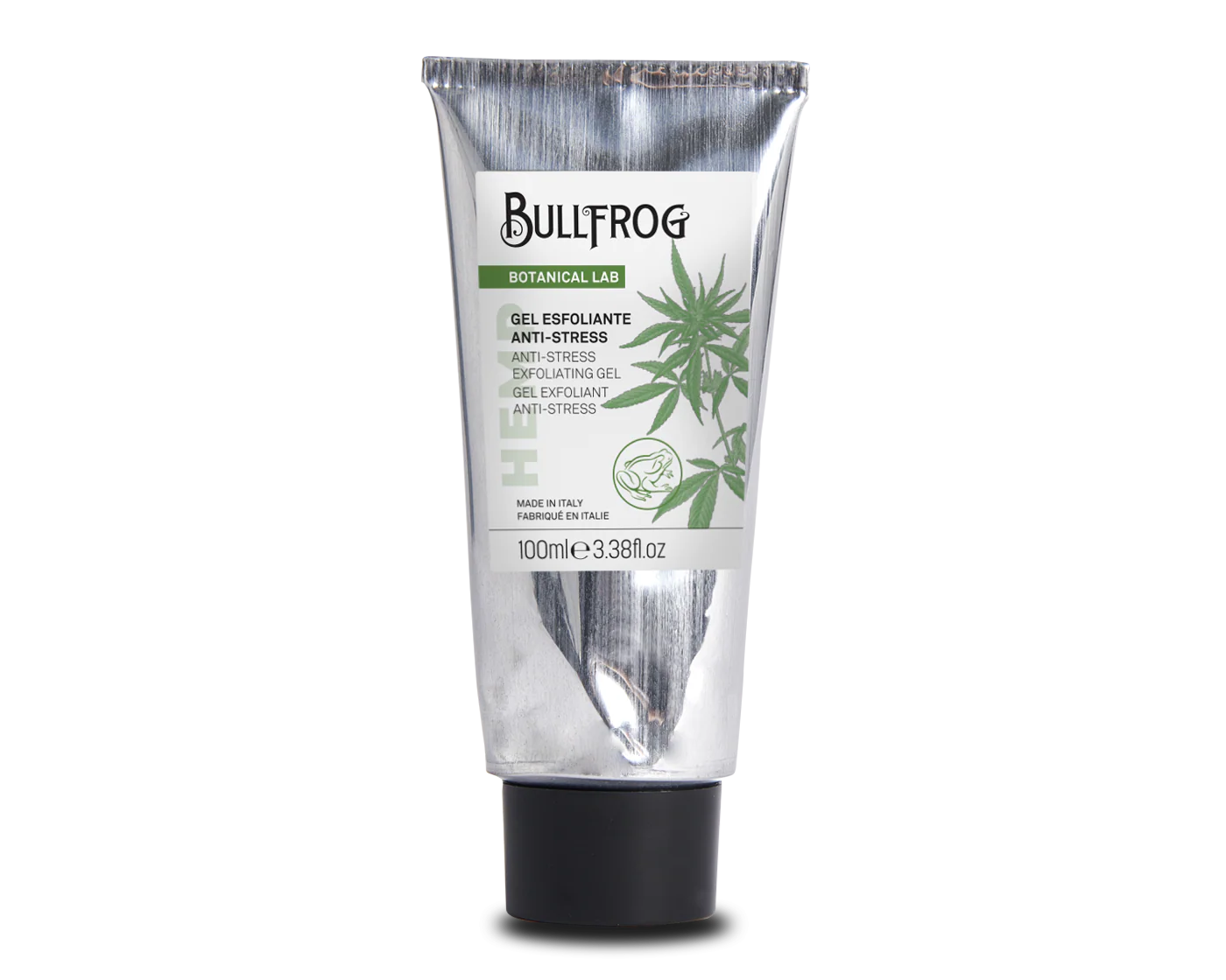 Bullfrog Botanical Lab Anti-Stress Exfoliating Gel - Facial Scrub & Energizing Cleanser 100ml