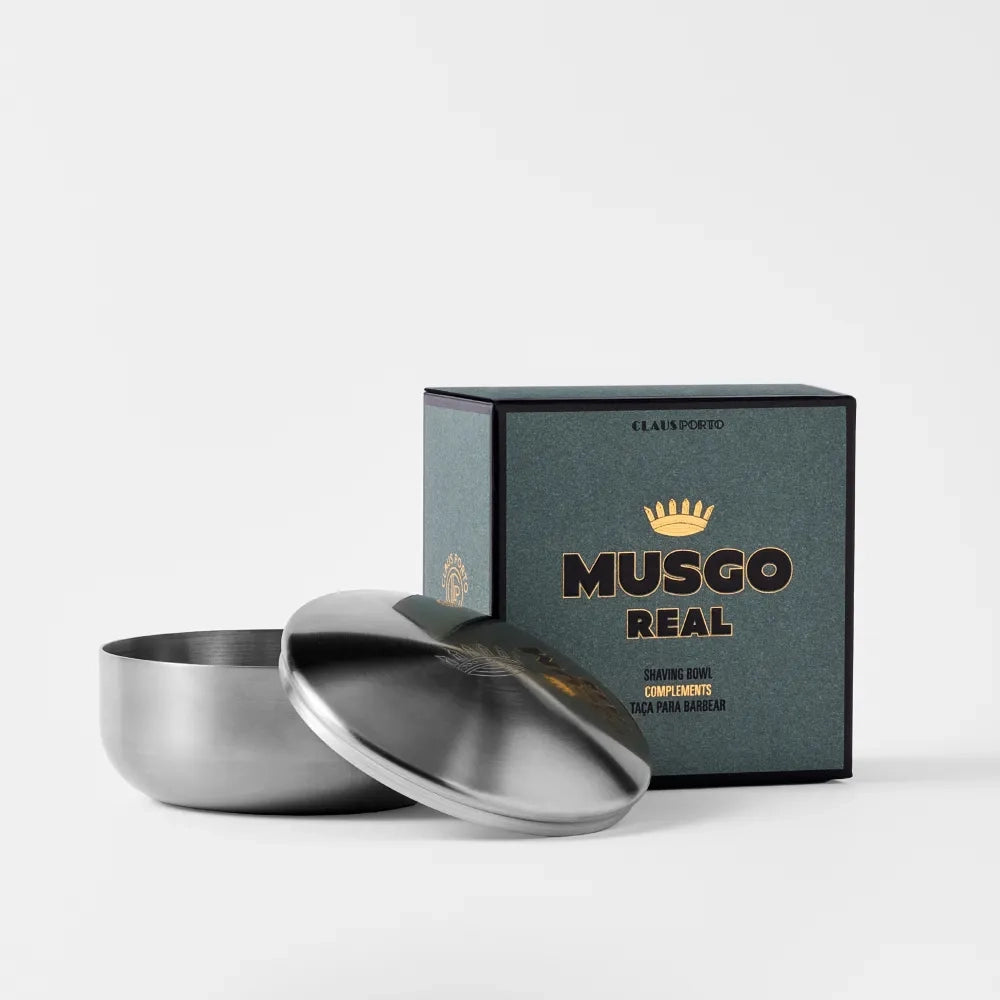 Claus Porto Musgo Real Shaving Bowl - 100% Stainless Steel