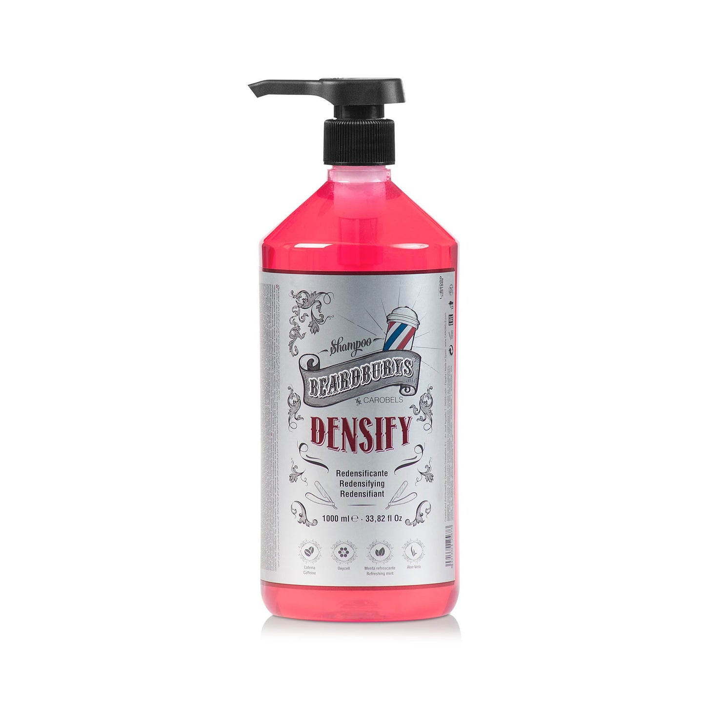 Beardburys Densify Shampoo - Professional 1L Salon Size for Hair Loss Prevention