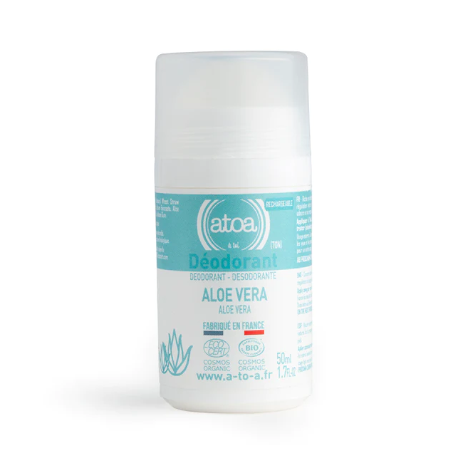 Osma ATOA Refillable Organic Aloe Deodorant Roll-on – Pure Hydration & Protection 50ml