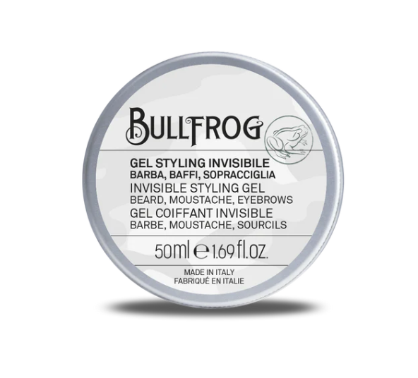Bullfrog Invisible Styling Gel - Precision Fix for Beard, Moustache & Eyebrows 50ml