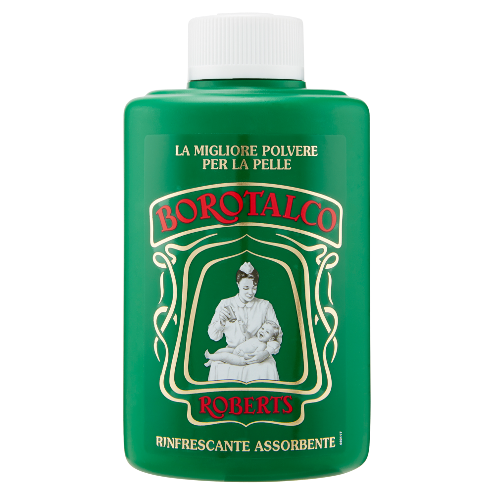Borotalco Original Talcum Powder 200g - Natural Mineral Body Powder for Freshness