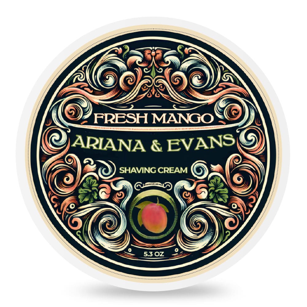 Ariana & Evans Fresh Mango Shaving Soap - Tropical Fruit & Sandalwood 157ml