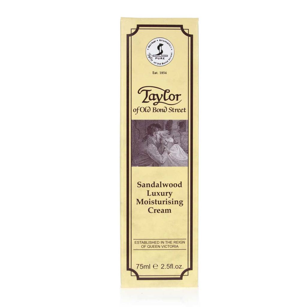 Taylor of Old Bond Street Sandalwood Luxury Moisturising Cream – Elite Facial Hydration 75ml