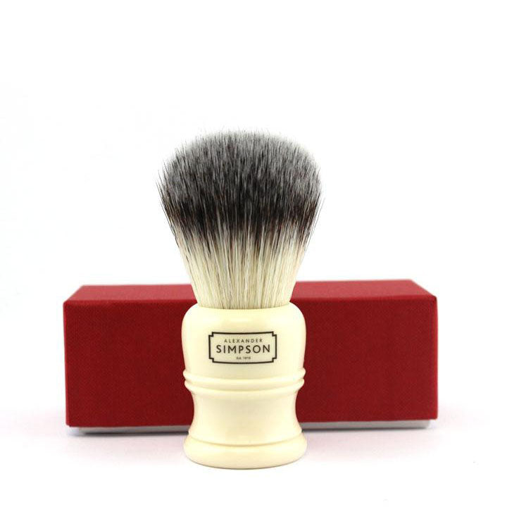 Simpsons Alexander Trafalgar T2 Synthetic Shaving Brush – Modern Performance 24mm