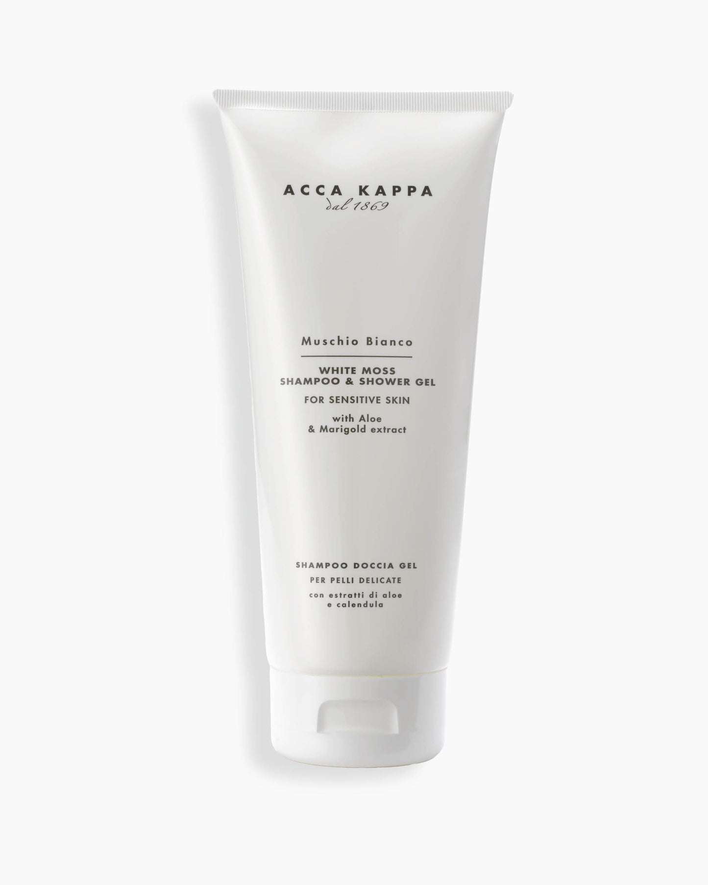 Acca Kappa white moss shampoo & shower gel with aloe & marigold 200ml