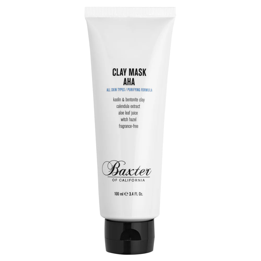 Baxter of California Clay Mask - Deep Cleansing & AHA Exfoliating Treatment 120ml