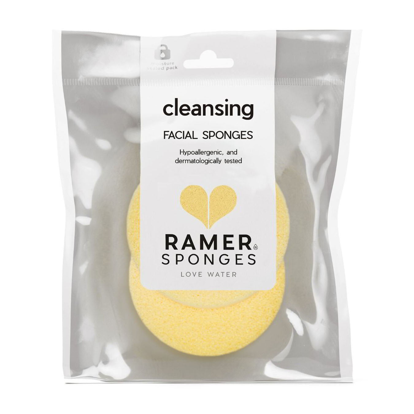 Ramer Facial Cleansing Sponge (2pcs) – Pure Precision for Daily Skincare