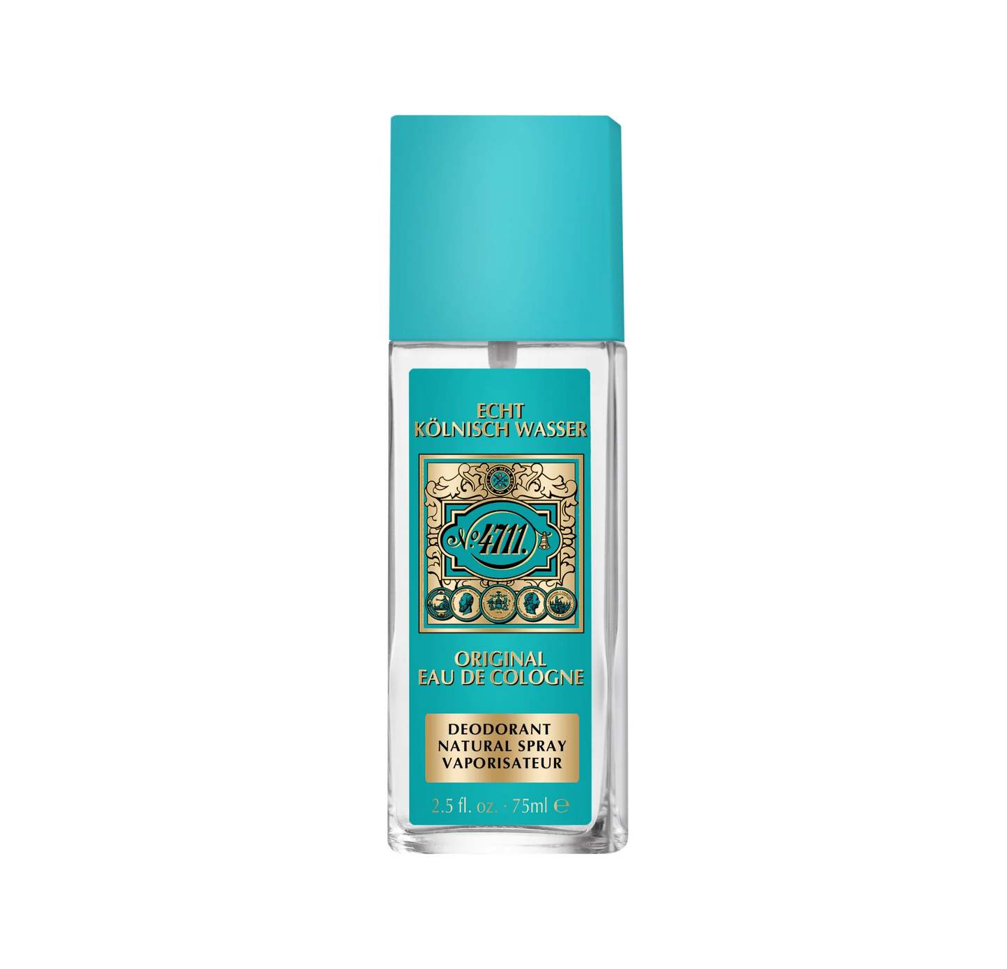 4711 Original Eau de Cologne Deodorant Natural Refreshing Protection Spray 75ml