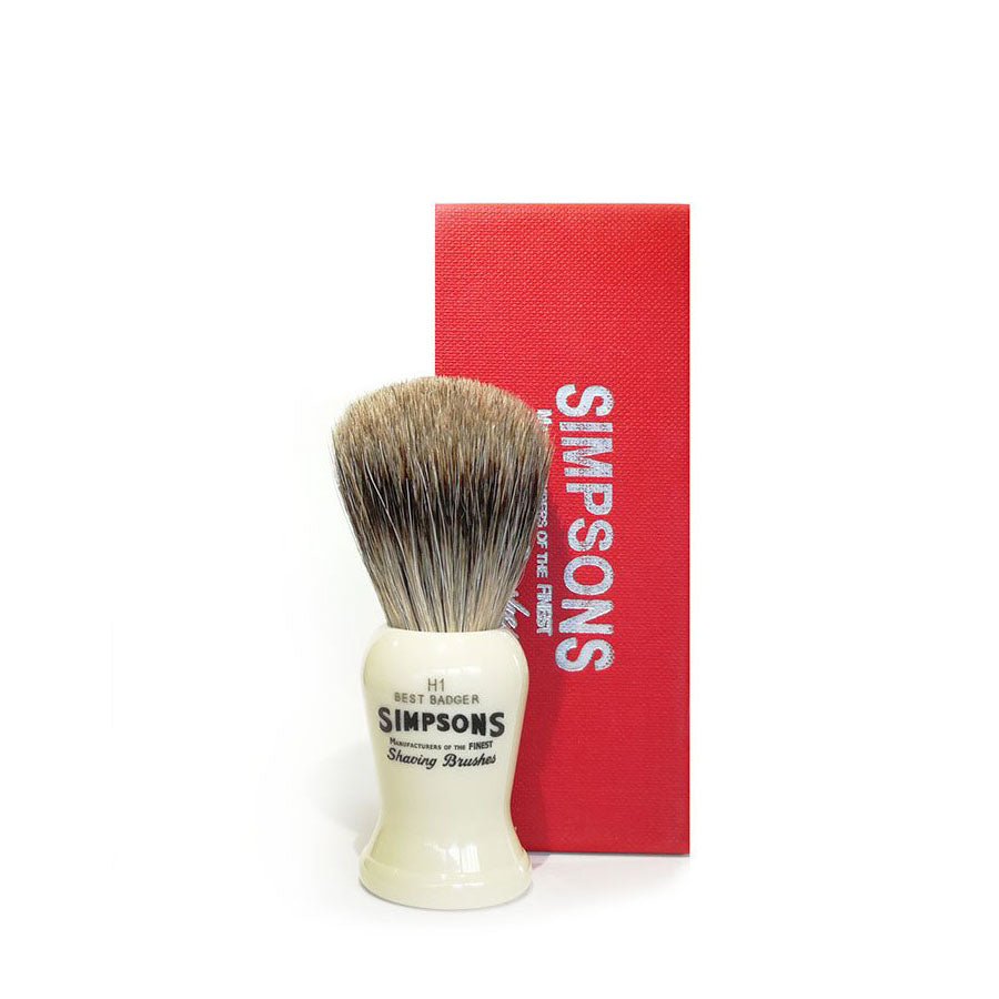 Simpsons Harvard H1 Best Badger Shaving Brush – The Precise Classic