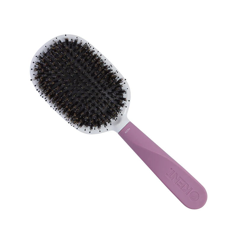 Kent Create KCR4 Small Cushion Hairbrush - Natural Bristle & Nylon Mix for Shine