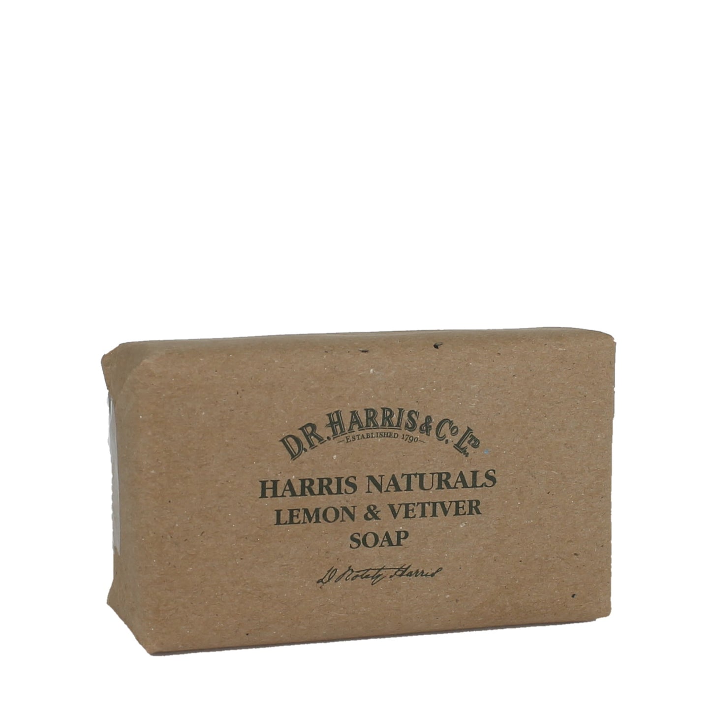 Dr Harris Lemon & Vetyver 'Naturals' Soap - Organic Oil Plant-Based Bar 200g