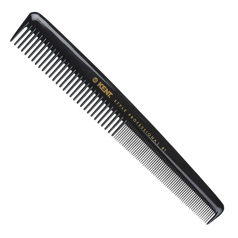 Kent Brushes SPC81 Professional Cutting Comb - Coarse & Fine Teeth 180mm