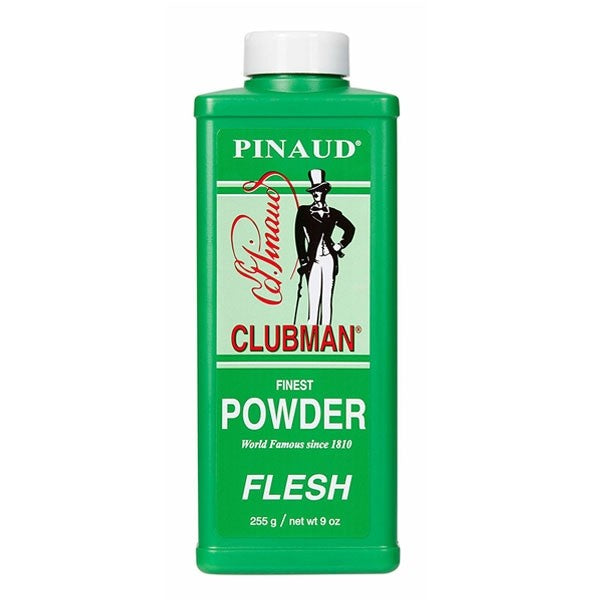 Clubman Pinaud Finest Powder Flesh - Invisible Tinted Post-Shave & Body Powder 255g