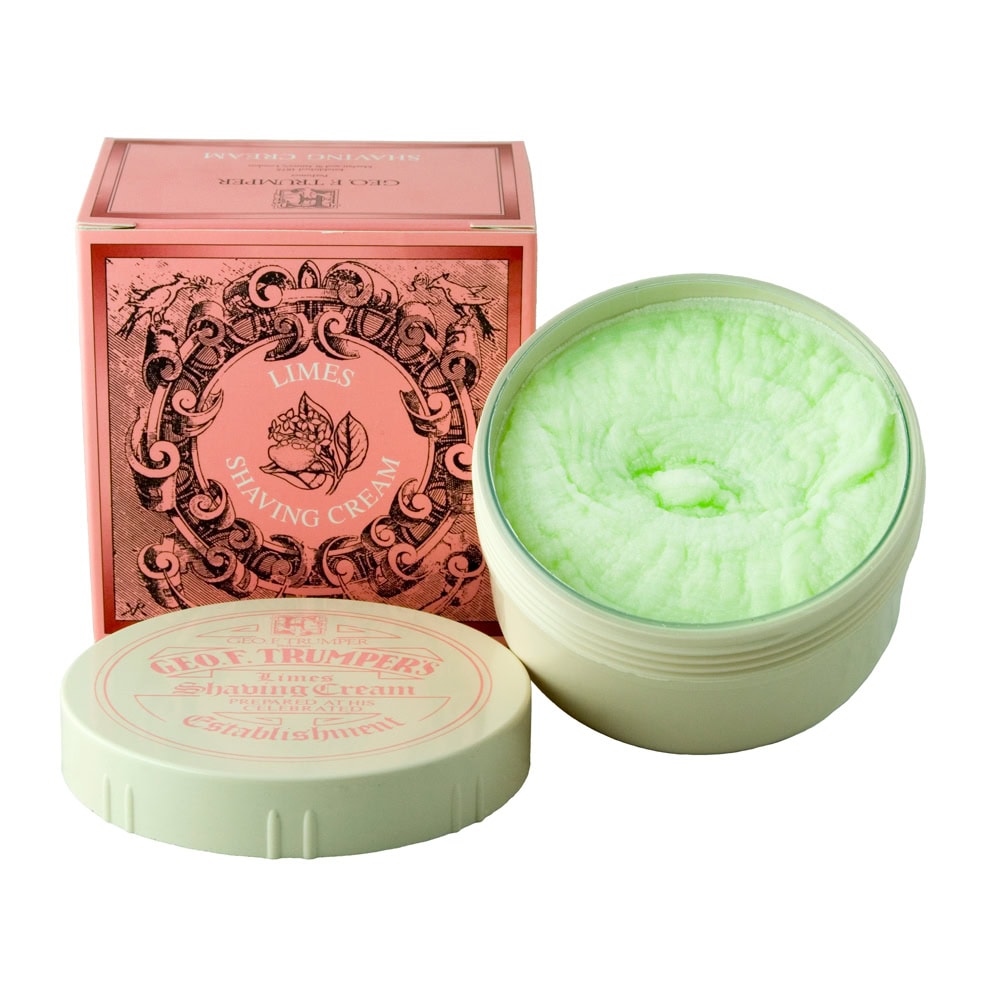 Geo. F. Trumper Extract of Limes Soft Shaving Cream Bowl - Invigorating Zesty Formula 200g