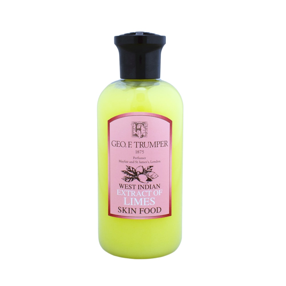 Geo. F. Trumper West Indian Extract of Limes Skin Food - Versatile Pre & Post Shave Treatment 200ml