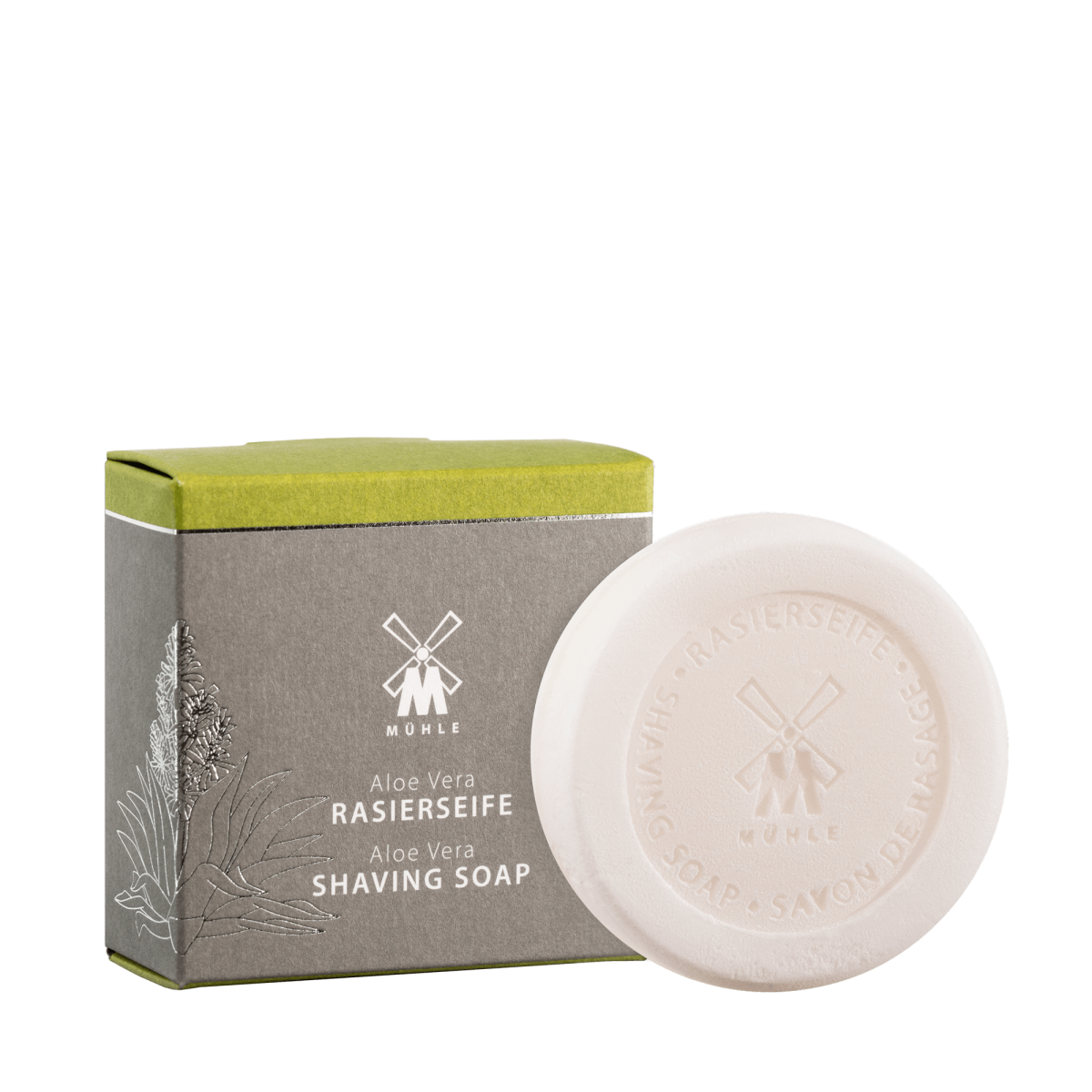 Muehle Aloe Vera Shaving Soap - Refill Puck 65g