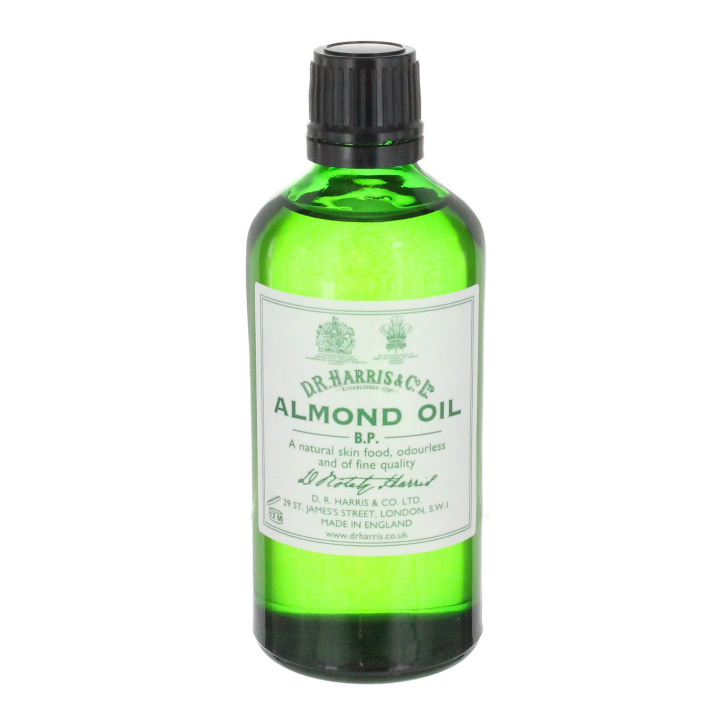 Dr Harris Almond Body Oil - 100% Pure Natural Moisturizer 100ml