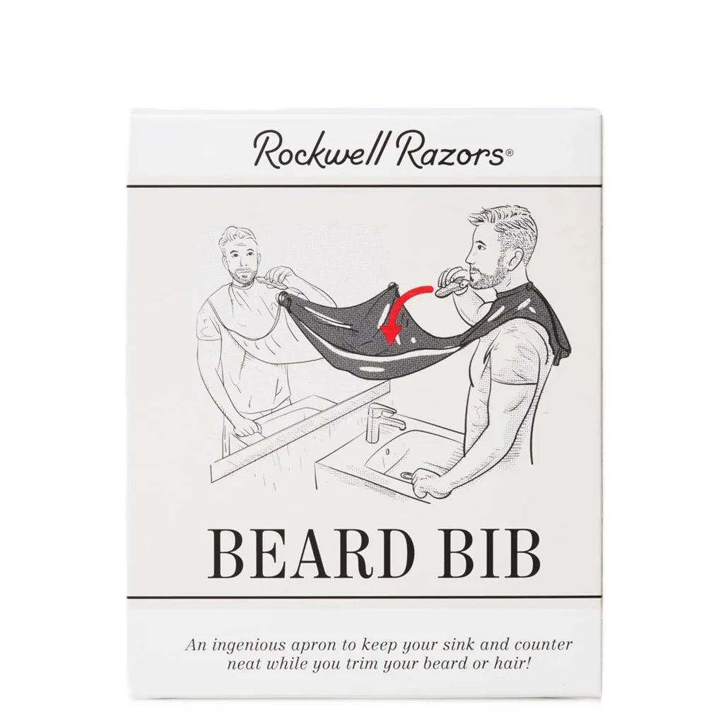 Rockwell Razors Beard Bib – The Ultimate Mess-Free Grooming Solution