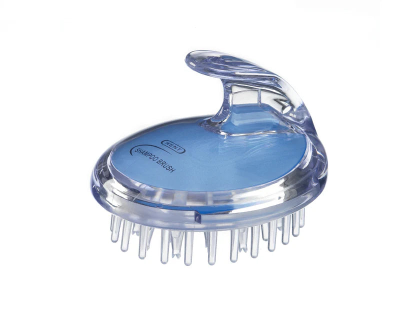 Kent Brushes Shampoo & Scalp Massage Brush - Deep Blue (85mm)