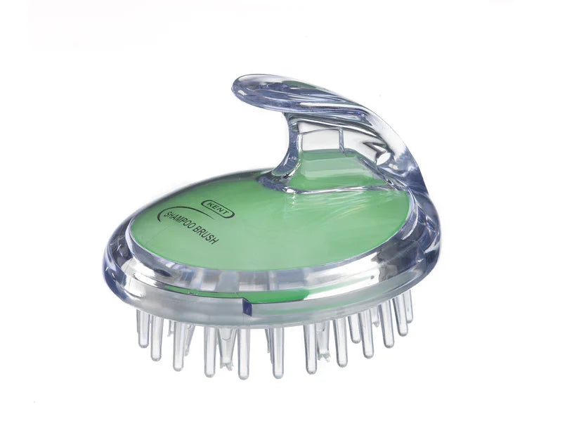 Kent Brushes Shampoo & Scalp Massage Brush - Refreshing Green 85mm