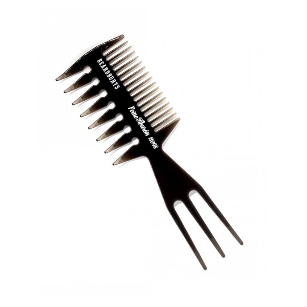 Beardburys Shark Barber's Comb #098 - 3-in-1 Professional Texture & Styling Tool
