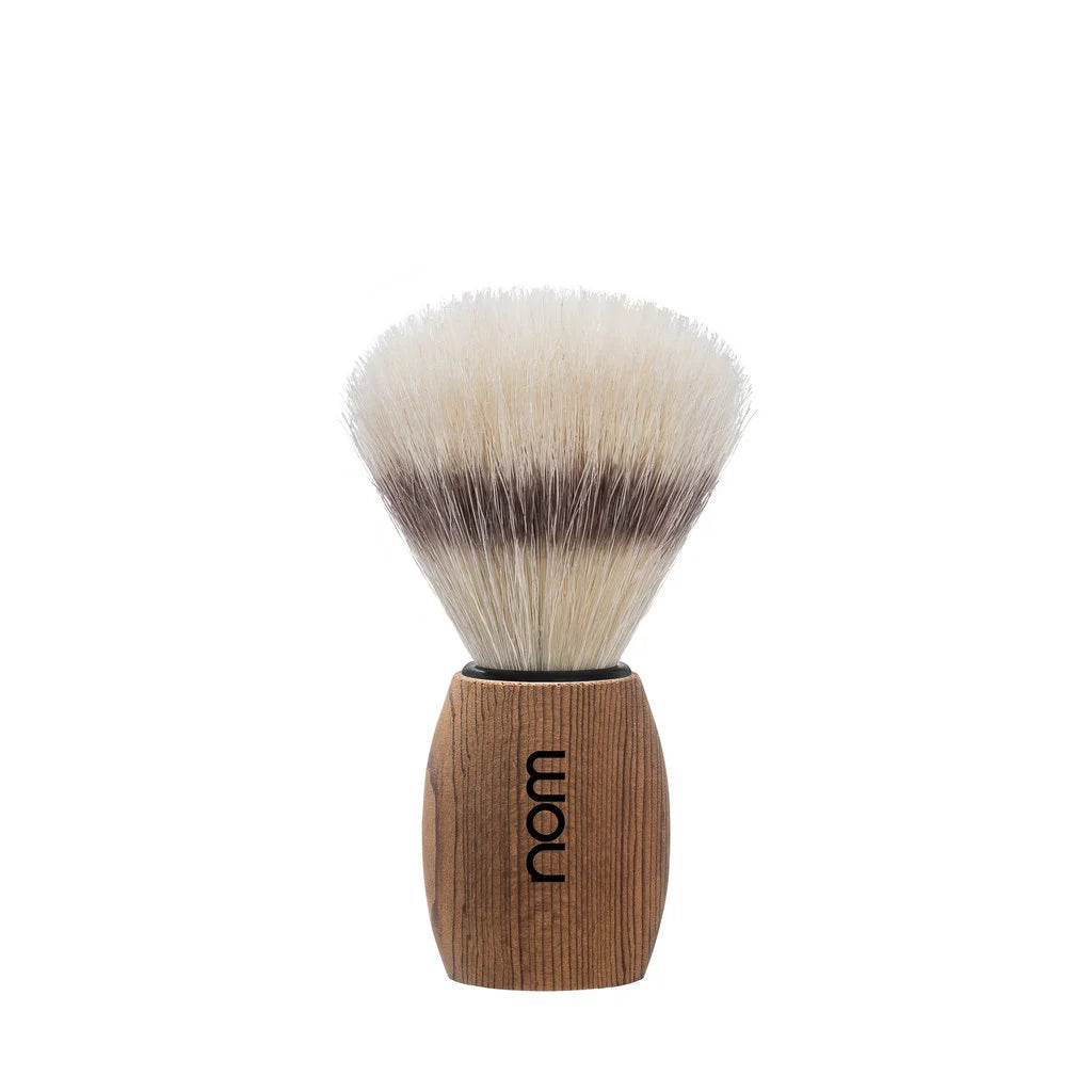 nom by Muehle OLE Shaving Brush - Pure Spruce Handle & Boar Bristles (41 PS)
