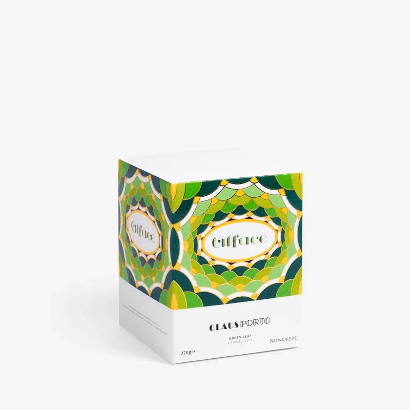 Claus Porto Alface Scented Candle - Green Leaf & Neroli 270g