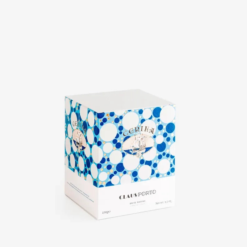 Claus Porto Cerina Scented Candle - Sea Salt & Marine Breeze 270g