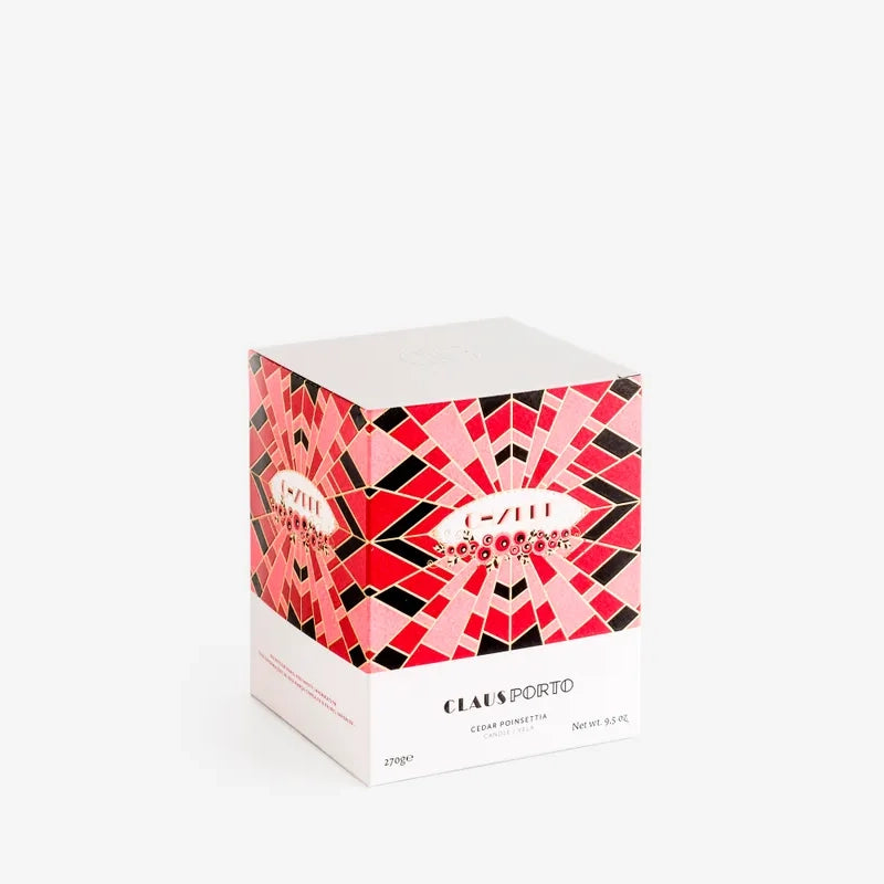 Claus Porto Chypre Scented Candle - Cedar & Blackcurrant 270g
