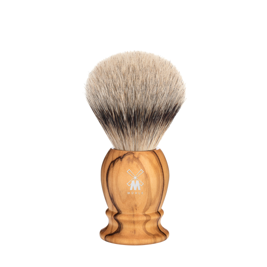 Muehle CLASSIC Shaving Brush - Silvertip Badger & Olive Wood (19mm)