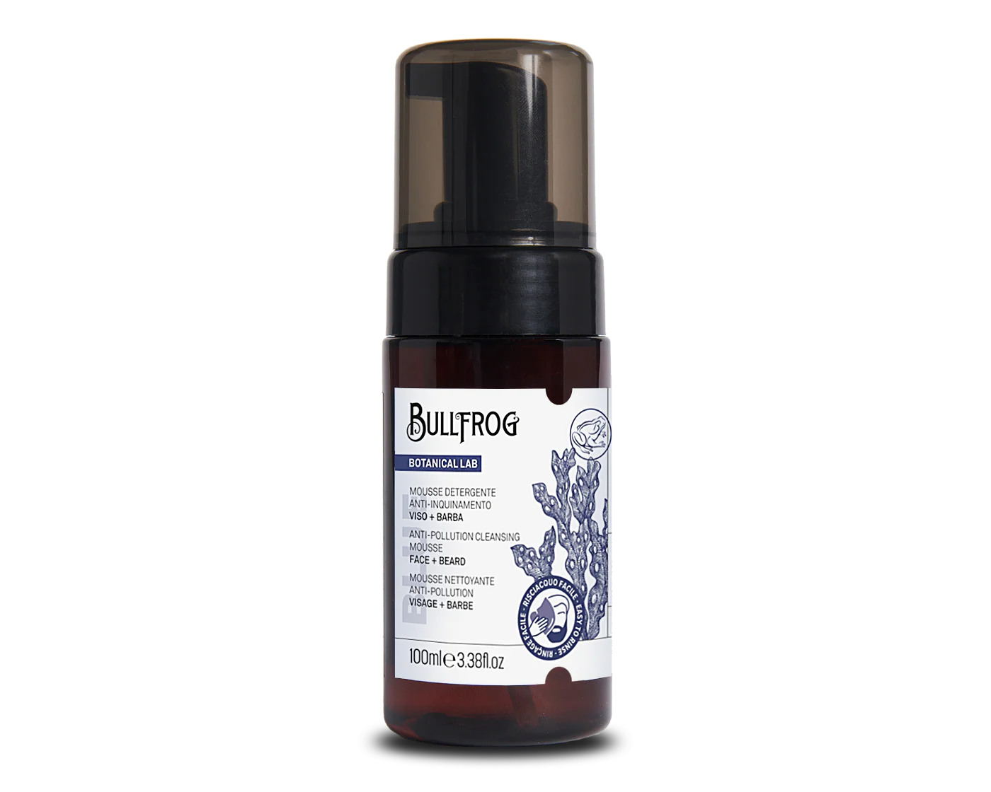 Bullfrog Botanical Lab Anti-Pollution Cleansing Mousse - Urban Defense Face Wash 100ml