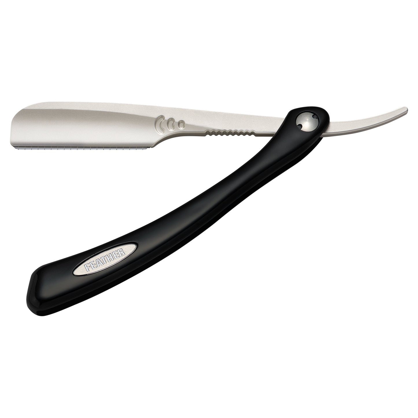 Feather Artist Club SR Folding Razor - Professional Weighted Black Handle (ACS-RB)