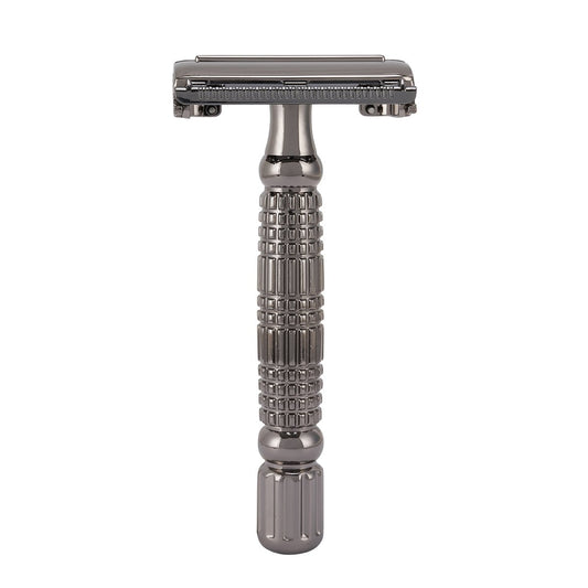 Rockwell R1 "Rookie" Safety Razor (Gunmetal) – The Ultimate Beginner’s Choice