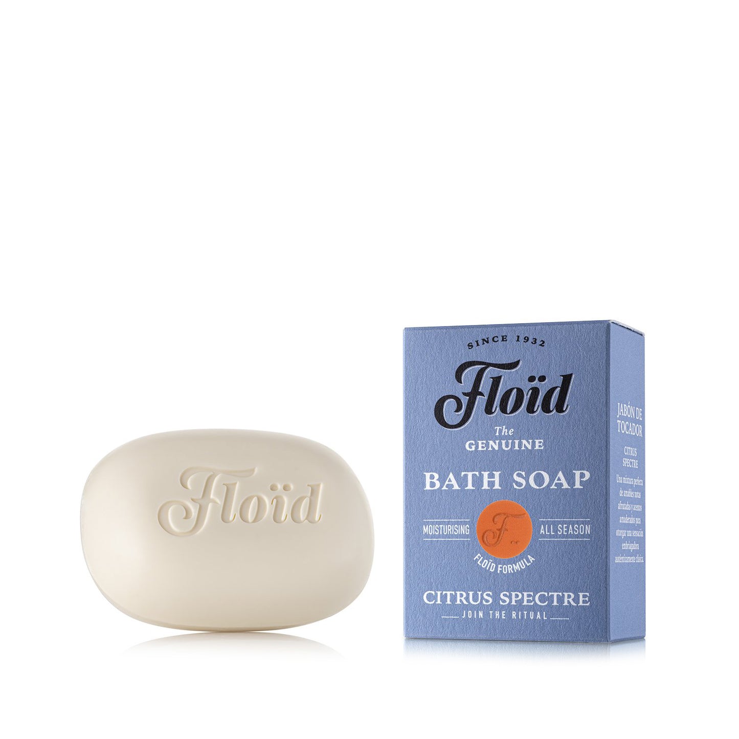 Floid Citrus Spectre Bath Soap - 100% Vegetable Nourishing Bar Soap 120g