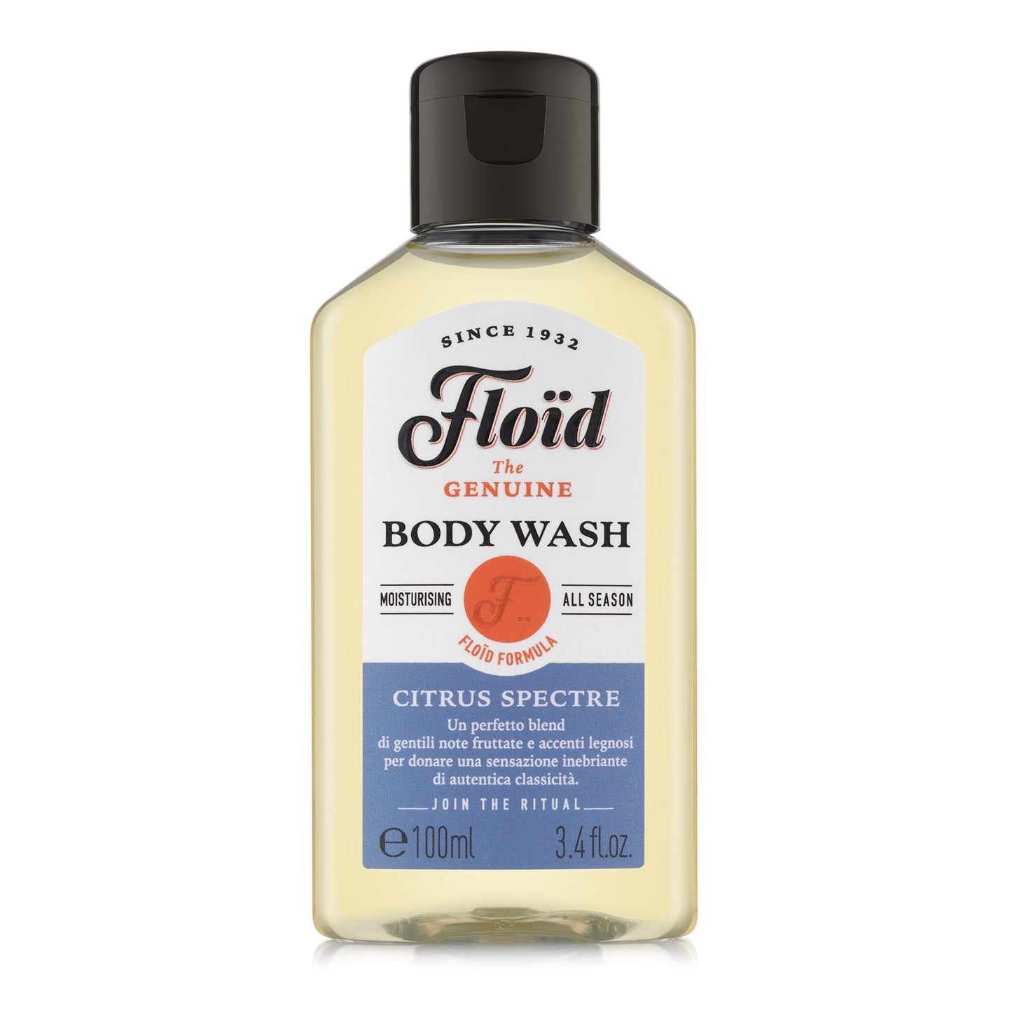 Floid Citrus Spectre Body Wash Travel Size - Revitalizing & Portable Cleanser 100ml