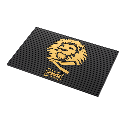 Proraso Professional Anti-Skid Counter Mat (49x32cm) - Durable Non-Slip Barber Surface