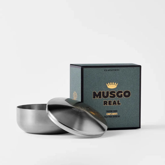 Claus Porto Musgo Real Shaving Bowl - 100% Stainless Steel