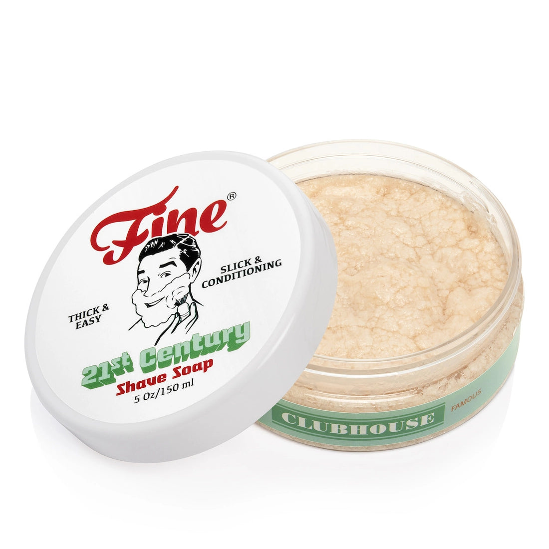 Fine Accoutrements Clubhouse Shaving Soap - New Italian Formula 150ml