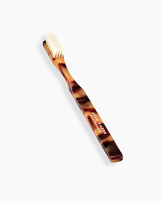 Acca Kappa Historical Collection Toothbrush - Medium Nylon Bristles (Classic Brown)