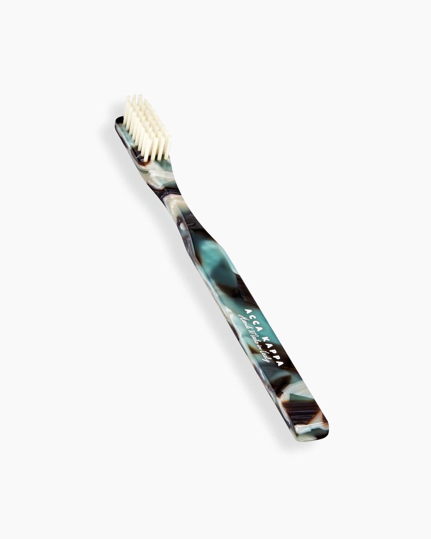 Acca Kappa Historical Collection Toothbrush - Soft Natural Bristles (Havana & Green)