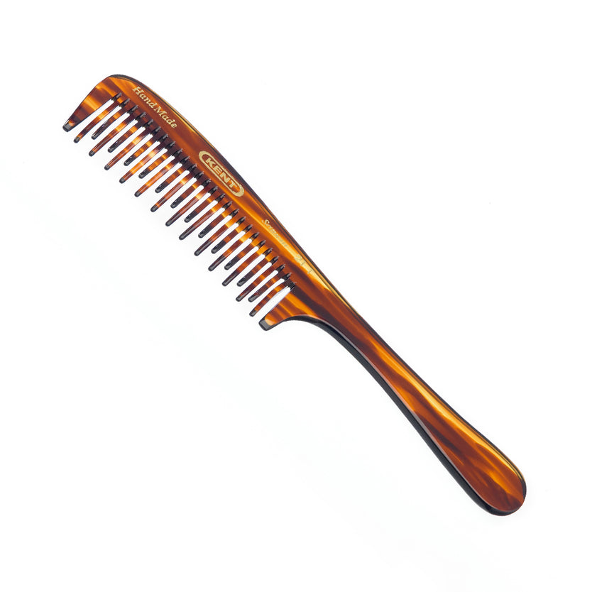 Kent Handmade A 21T Large Detangling Comb - Cellulose Acetate 190mm