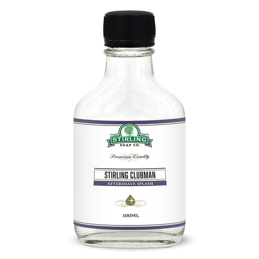 Stirling Soap Co. Aftershave Splash Clubman – A Barbershop Classic 100ml