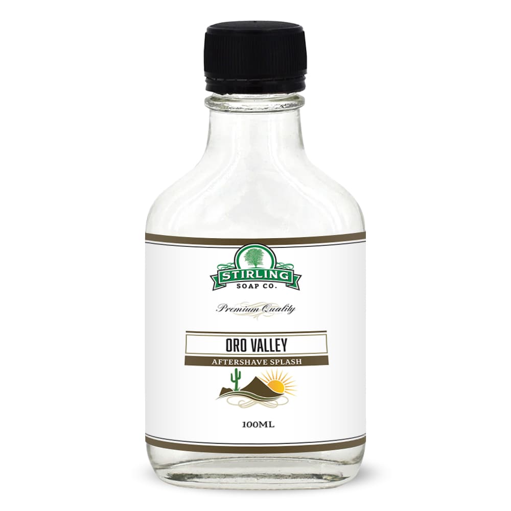 Stirling Soap Co. Oro Valley Aftershave Splash – Premium Scent & Deep Skin Recovery 100ml