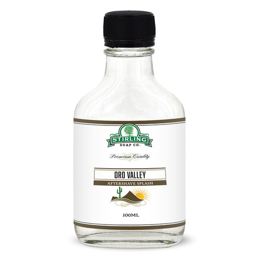 Stirling Soap Co. Oro Valley Aftershave Splash – Premium Scent & Deep Skin Recovery 100ml