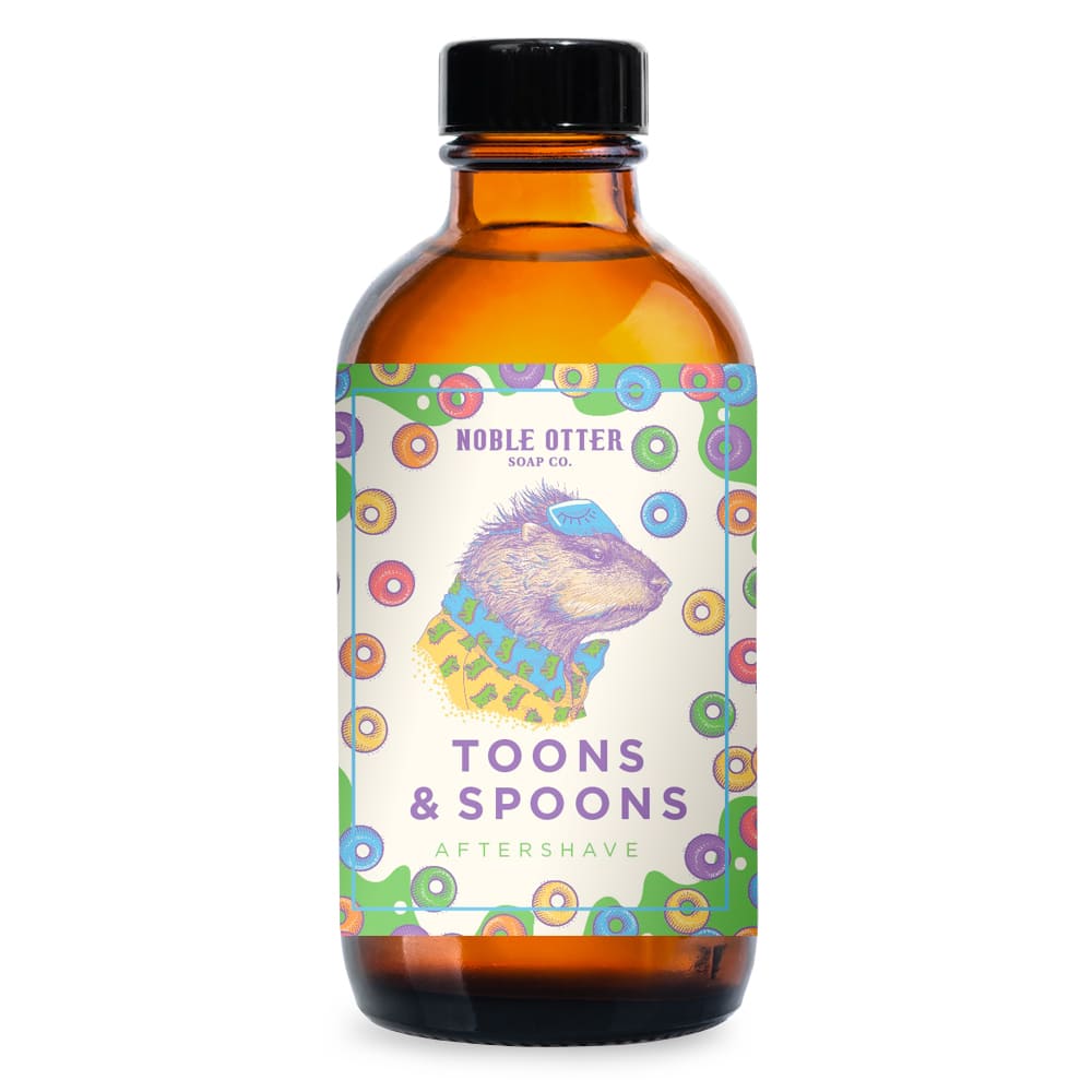 Noble Otter Twoons & Spoons Aftershave Splash – Nostalgic Cereal & Creamy Comfort 118ml