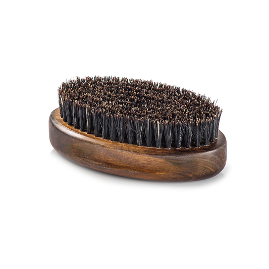 Beardburys Large Beard Brush - Professional Natural Bristle Brush for Thick & Long Beards
