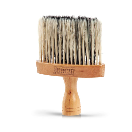 Beardburys Professional Neck Brush - Soft Bristle Barber Duster for Hair Removal